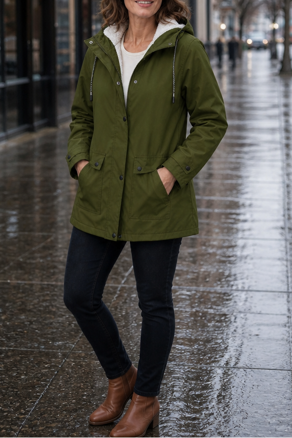 Leni | Wasserdichte Kapuzenjacke