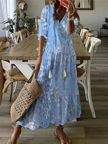 LUNA | Boho-Midi-Kleid für einen entspannten Look