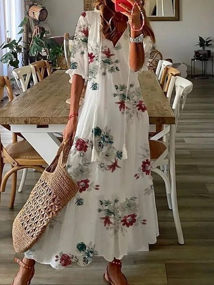 LUNA | Boho-Midi-Kleid für einen entspannten Look
