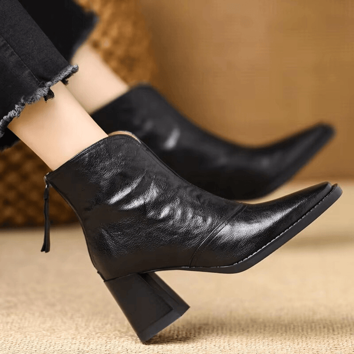 Claudia | Elegante Stiefeletten mit mittelhohem Absatz