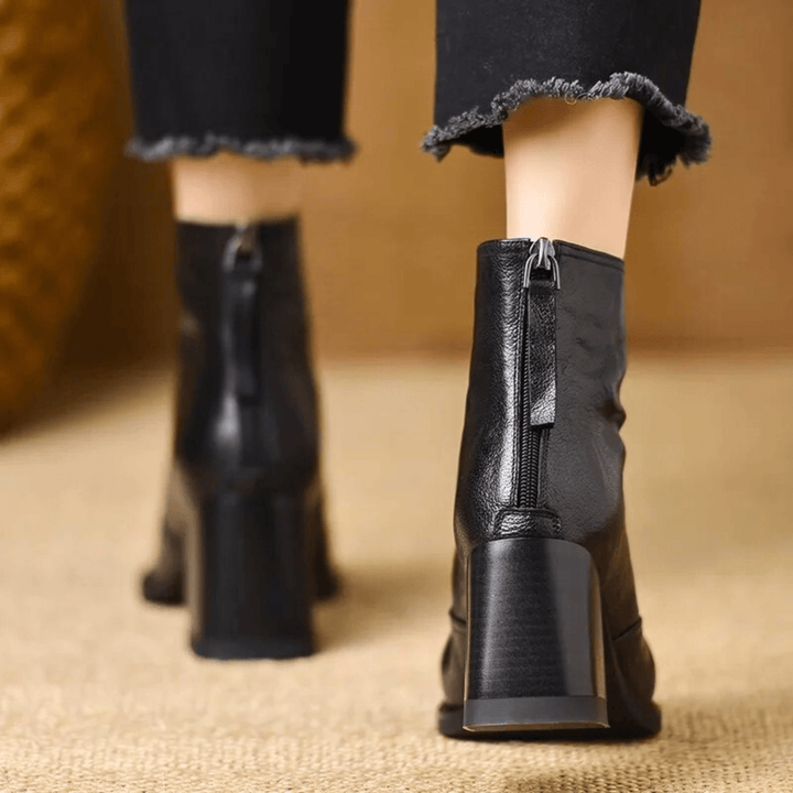 Claudia | Elegante Stiefeletten mit mittelhohem Absatz