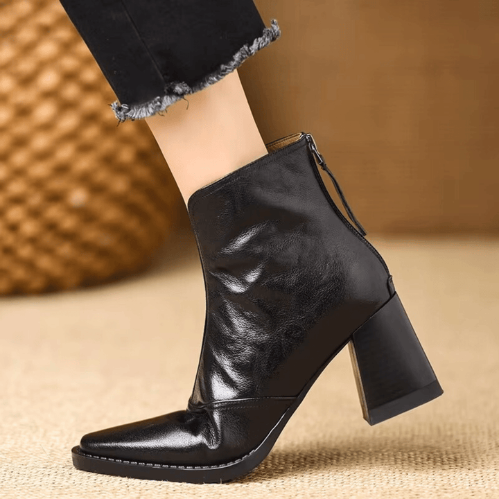 Claudia | Elegante Stiefeletten mit mittelhohem Absatz
