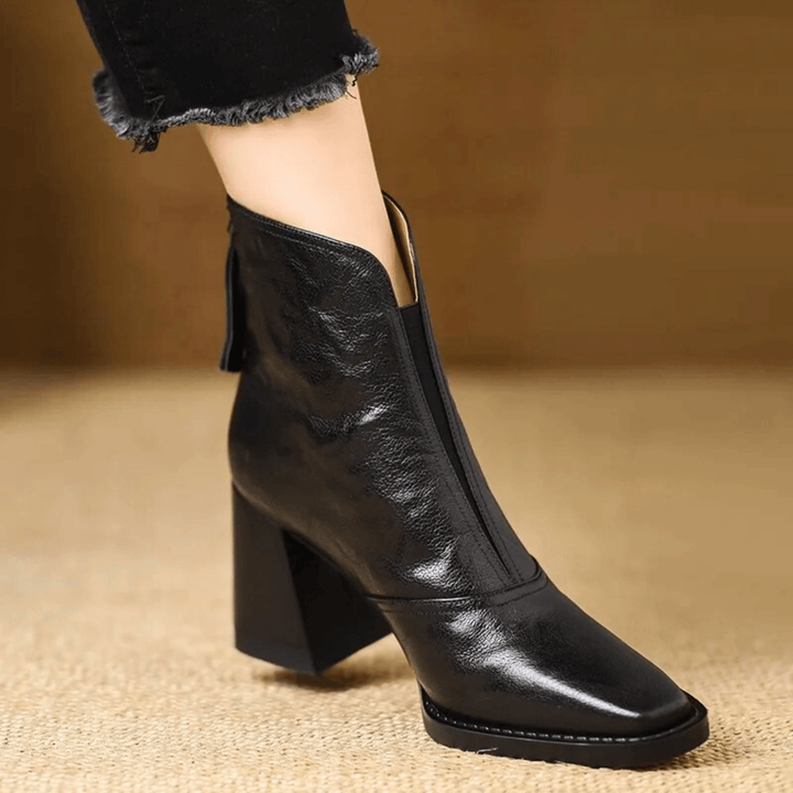 Claudia | Elegante Stiefeletten mit mittelhohem Absatz