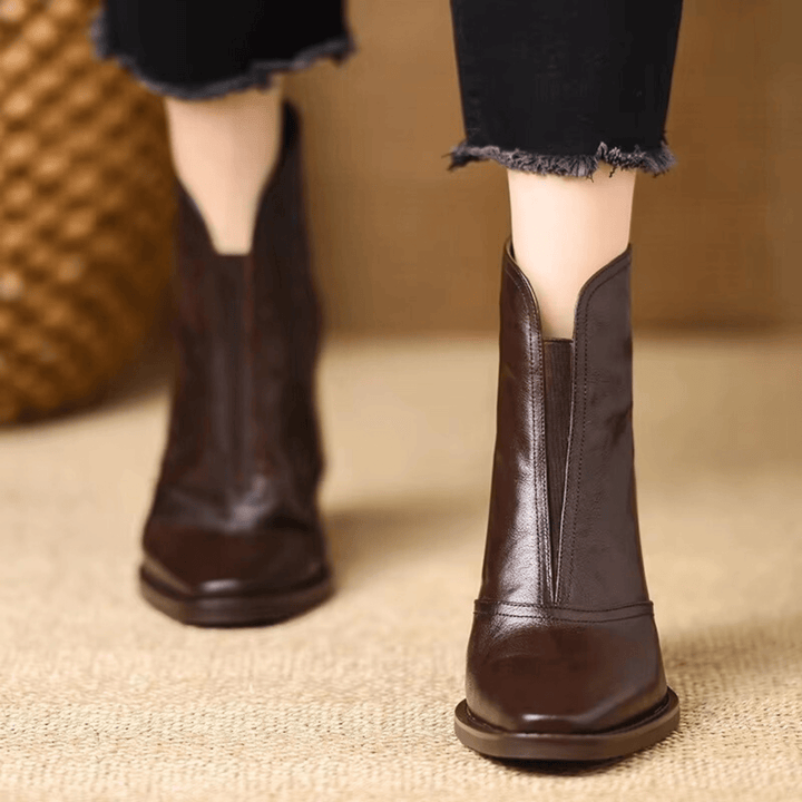 Claudia | Elegante Stiefeletten mit mittelhohem Absatz