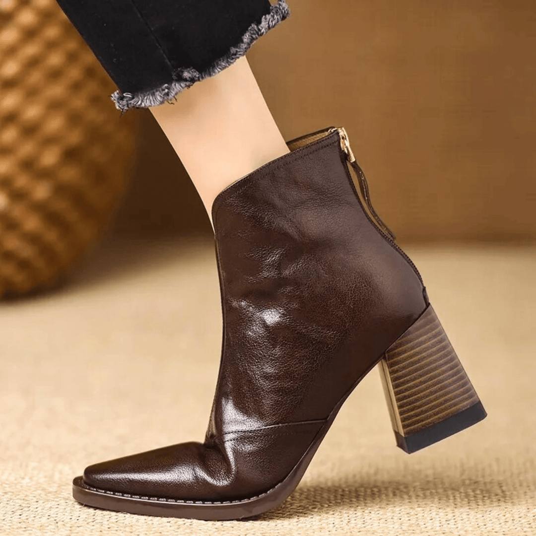 Claudia | Elegante Stiefeletten mit mittelhohem Absatz