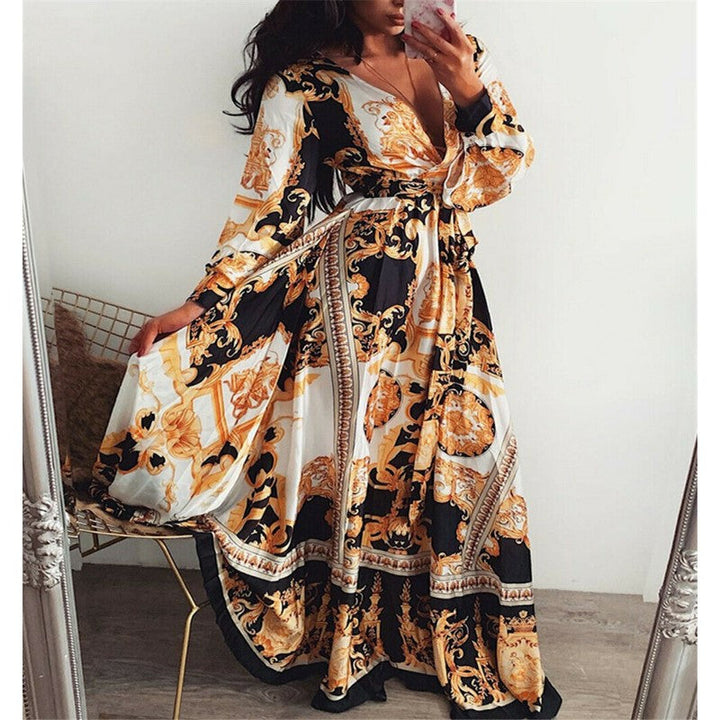 Faye - Boho-Print Kleid