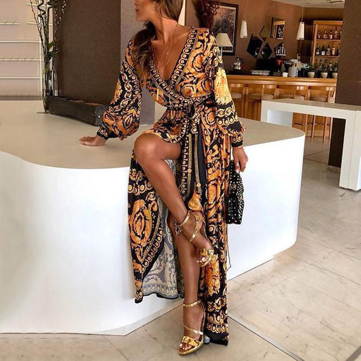 Faye - Boho-Print Kleid