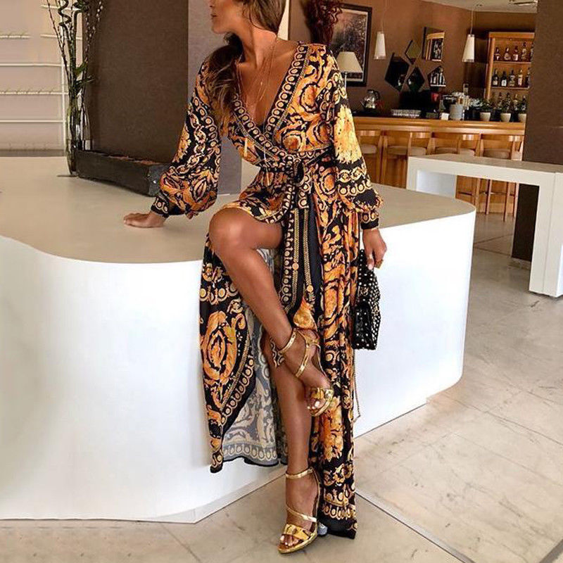 Faye - Boho-Print Kleid