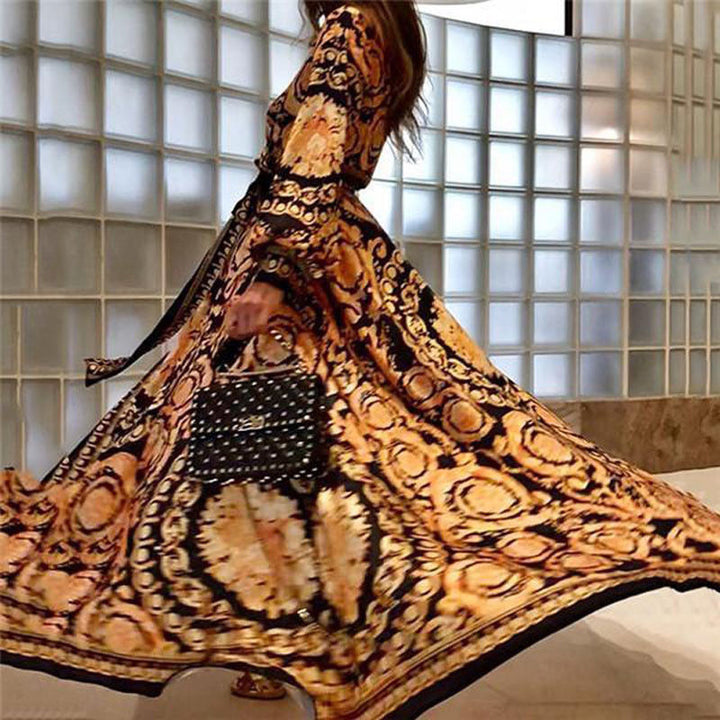Faye - Boho-Print Kleid