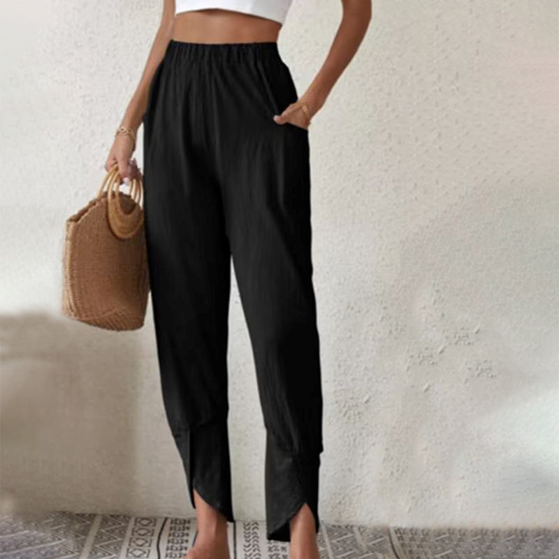 Essari - Hose mit Schlitzdetails